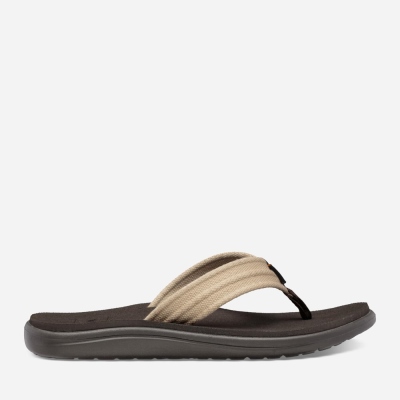 Teva Voya Canvas Men's Flip Flops South Africa - TSJ126398